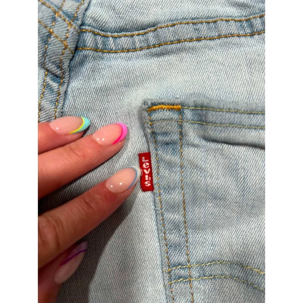 Levis 511 Slim Fit Light Wash Denim Jeans Mens 32x34 Blue